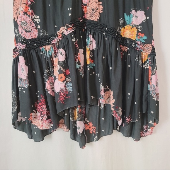 Free People Haze Floral Sleeveless Boho Tunic Top - Picture 8 of 12